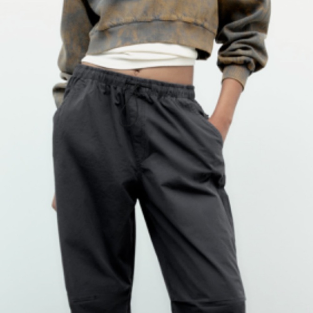 Zara Black Wide Leg Pants